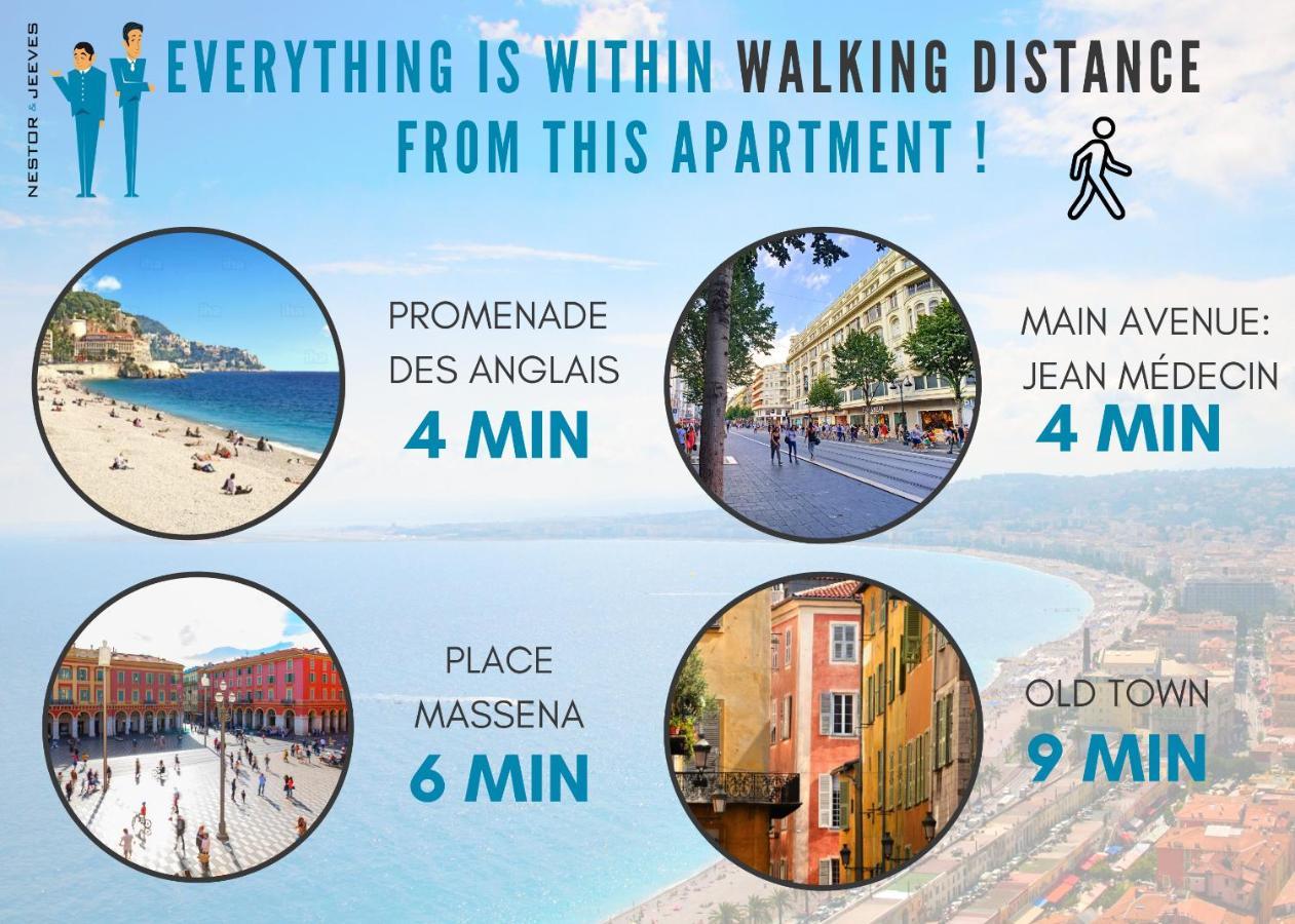 Nestor&Jeeves - Palais Marie Prestige - Central - Close Sea Nice Ngoại thất bức ảnh