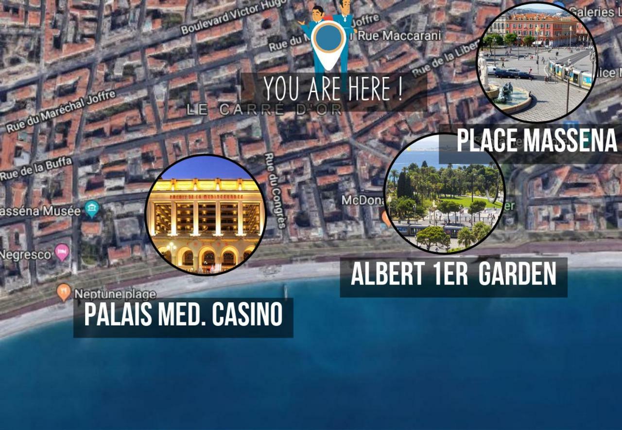 Nestor&Jeeves - Palais Marie Prestige - Central - Close Sea Nice Ngoại thất bức ảnh